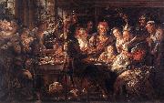 The Bean King f JORDAENS, Jacob